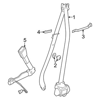 BMW OE - Restraint Systems - Front Seat Belts (Wagon)