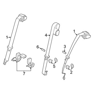BMW OE - Restraint Systems - Rear Seat Belts (Wagon)