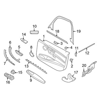 BMW OE - Front Door - Interior Trim (Sedan)