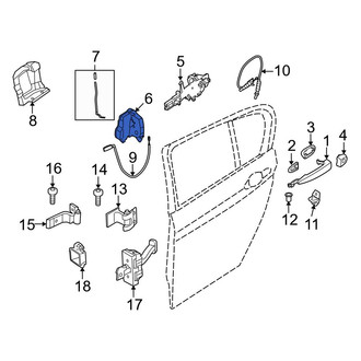 BMW OE - Front Left Door Latch Assembly