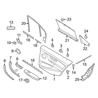 BMW OE - Rear Door - Interior Trim (Sedan)