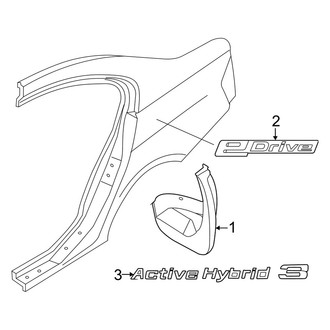 BMW OE - Quarter Panel - Exterior Trim