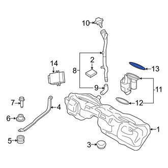 BMW OE - Fuel Tank Lock Ring