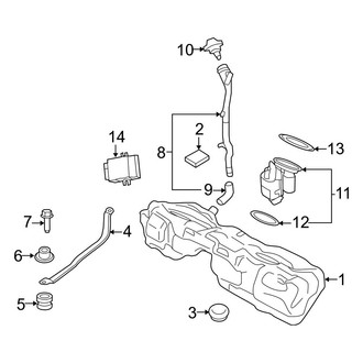 BMW OE - Fuel System Components (Sedan)