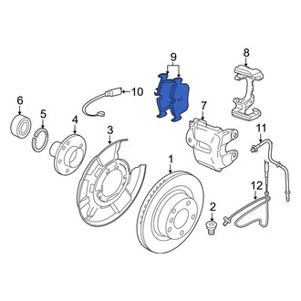 BMW OE - Rear Disc Brake Pad Set