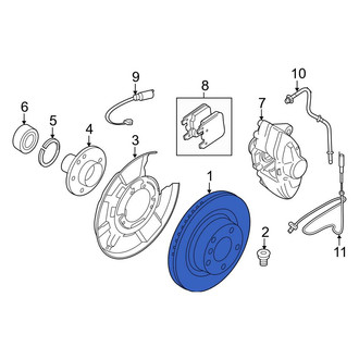 BMW OE - Rear Disc Brake Rotor