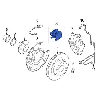 BMW OE - Rear Disc Brake Pad Set
