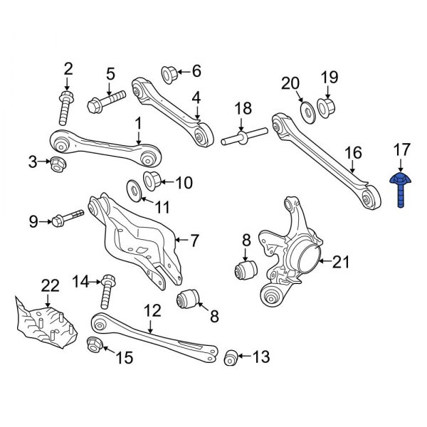 Suspension Track Bar Bolt