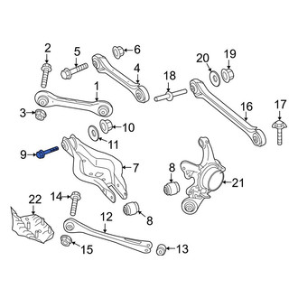 BMW OE - Suspension Trailing Arm Bolt