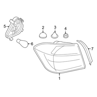 BMW OE - Rear Lamps - Tail Lamps (On Quarter Panel), (Sedan)