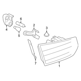 BMW OE - Rear Lamps - Tail Lamps (On Trunk Lid), (Sedan)