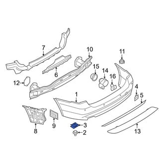BMW OE - Bumper Cover Nut