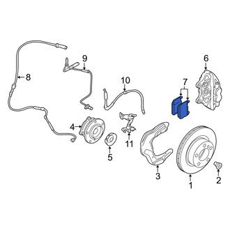 BMW OE - Front Disc Brake Pad Set