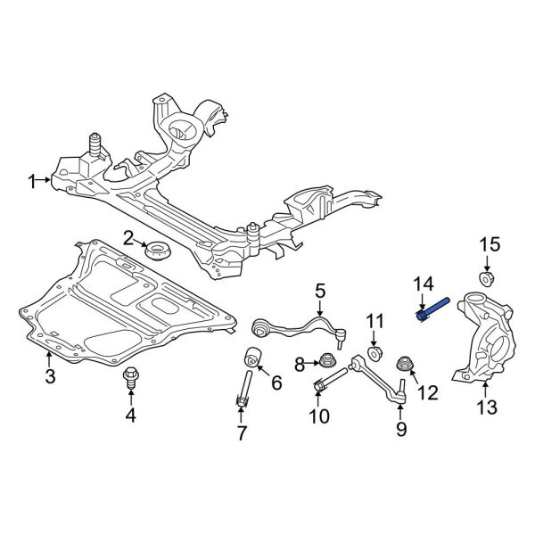 Steering Knuckle Bolt