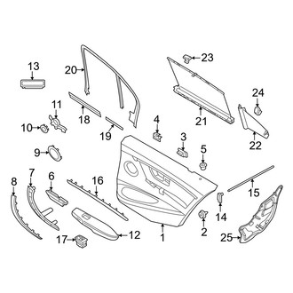 BMW OE - Rear Door - Interior Trim (Wagon)
