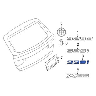 BMW OE - Rear Deck Lid Emblem