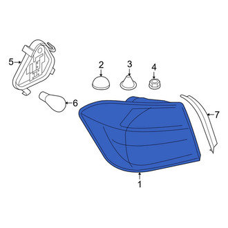 BMW OE - Rear Left Outer Tail Light Assembly