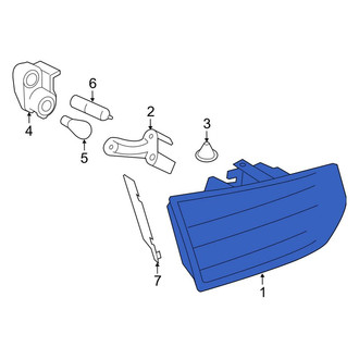 BMW OE - Rear Left Inner Tail Light Assembly