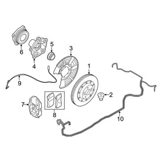 BMW OE - Rear Suspension - Brake Components