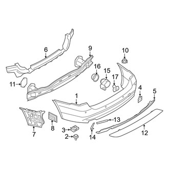BMW OE - Rear Bumper - Bumper & Components