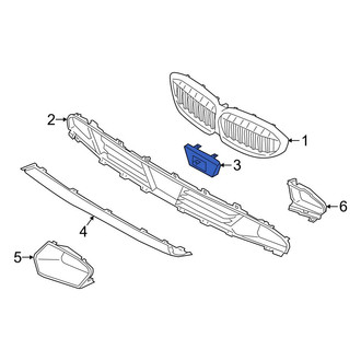 BMW OE - Front Left Grille Molding