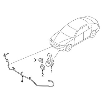 BMW OE - Front Bumper & Grille - Electrical Components (Park Distance Control), (Base)