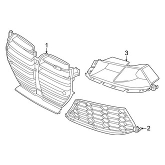 BMW OE - Front Bumper & Grille - Grille & Components (Competition / Competition xDrive)