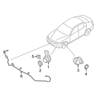 BMW OE - Front Bumper & Grille - Electrical Components (Distance Control), (Base)