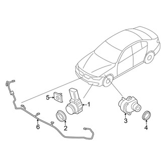 BMW OE - Front Bumper & Grille - Electrical Components (Park Distance Control)