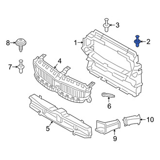 BMW OE - Radiator Support Air Duct Clip