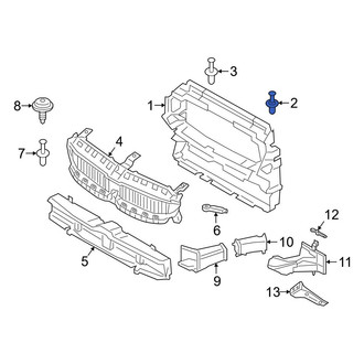 BMW OE - Radiator Support Air Duct Clip