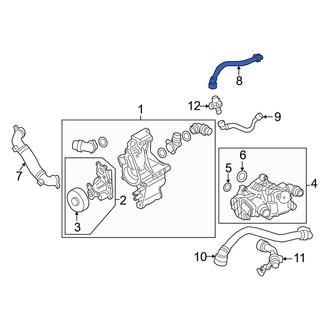 BMW OE - Upper Intercooler Hose