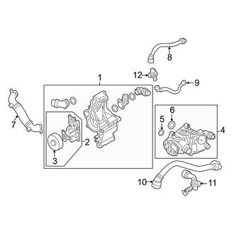 BMW OE - Cooling - Water Pump (Main), (Base)