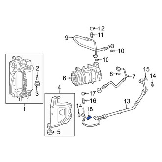 BMW OE - A/C Refrigerant Pressure Sensor