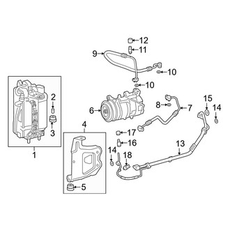 BMW OE - Air Conditioner & Heater - Condenser, Compressor & Lines