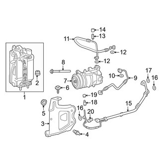 BMW OE - Air Conditioner & Heater - Condenser, Compressor & Lines