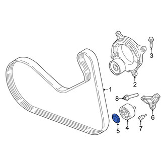 BMW OE - Accessory Drive Belt Idler Pulley Cap