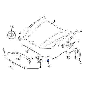 BMW OE - Front Hood Stop Buffer