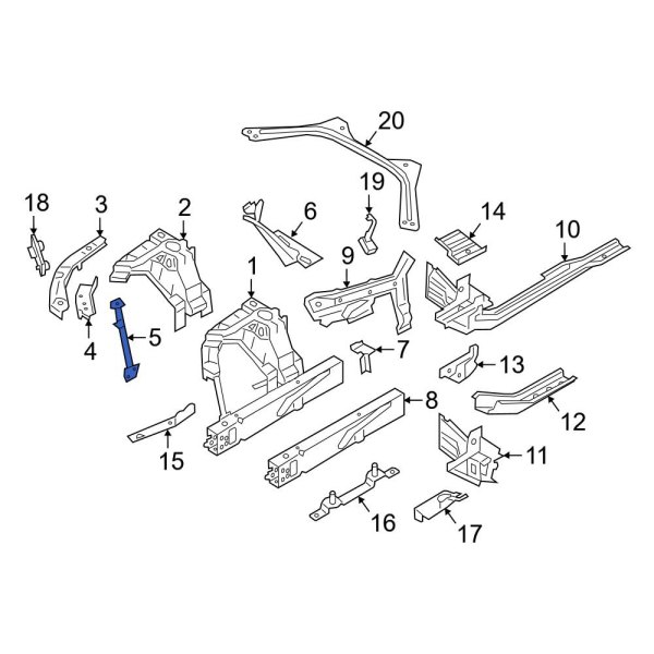 Fender Apron Brace