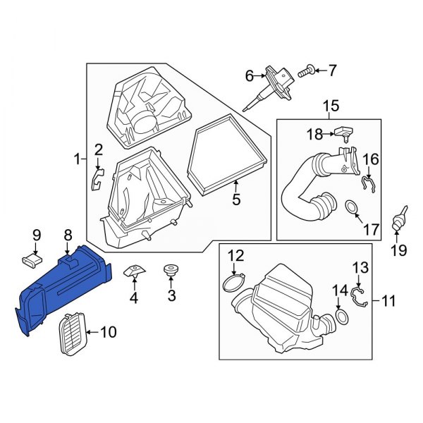 Engine Air Intake Hose