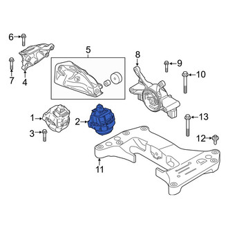 BMW OE - Front Left Engine Mount