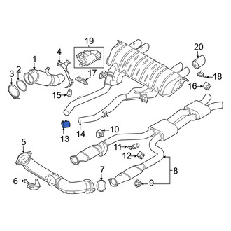 BMW OE - Exhaust Muffler Clamp