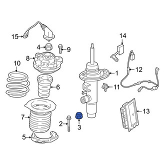 BMW OE - Lower Suspension Strut Nut