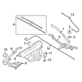 BMW OE - Windshield - Wiper & Washer Components (Base Sedan)