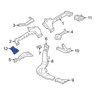 BMW OE - Front Left Dashboard Air Vent