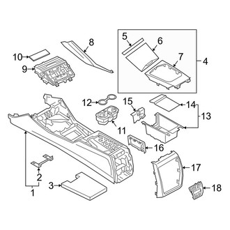 BMW OE - Center Console (Base)