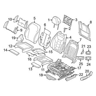 BMW OE - Seats & Tracks - Driver Seat Components (Base)
