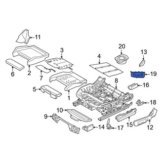 BMW OE - Front Left Power Seat Switch
