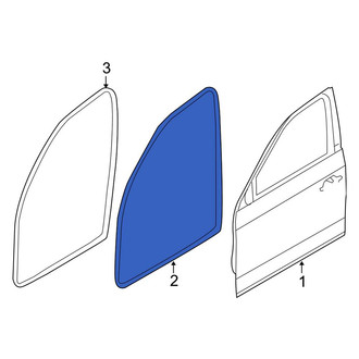 BMW OE - Front Outer Door Seal