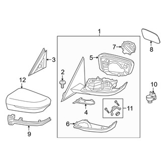 BMW OE - Front Door - Outside Mirrors